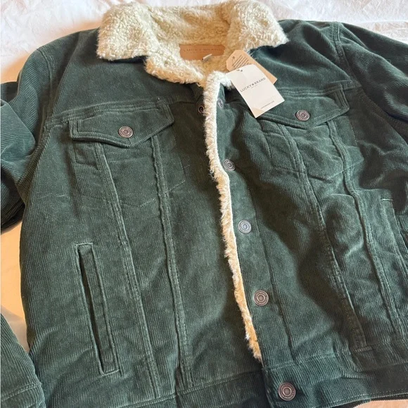 Lucky brand sherpa lined trucker jacket - Picture 2 of 6